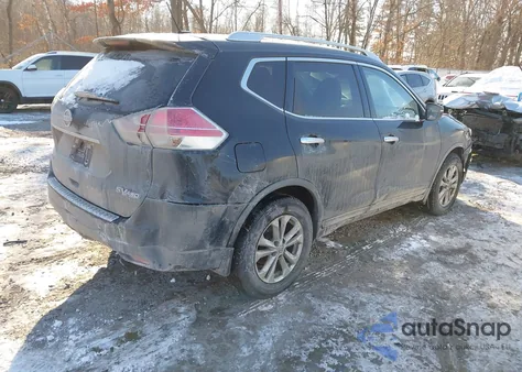 2015 Nissan Rogue Sv from USA, damaged, VIN KNMAT2MV4FP553697